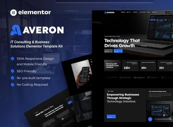 Averon – IT Consulting & Business Solutions Elementor Template Kit