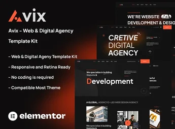 Avix – Web and Digital Agency Template Kit