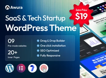 Awura – SaaS & Startup WordPress Theme