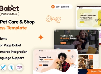 Babet – Pet Care & Shop WordPress Theme
