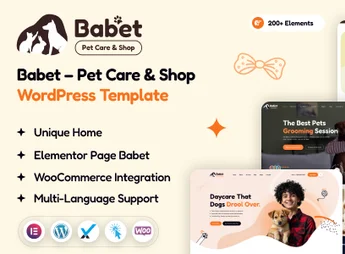 Babet – Pet Care & Shop WordPress Theme