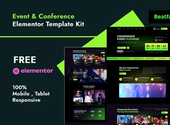 Beatfa – Event & Conference Elementor Template Kit