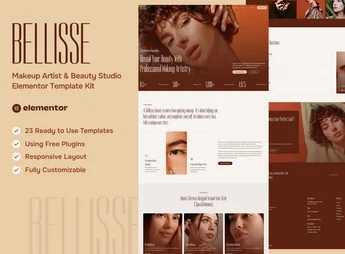 Bellisse – Makeup Artist & Beauty Studio Elementor Template Kit