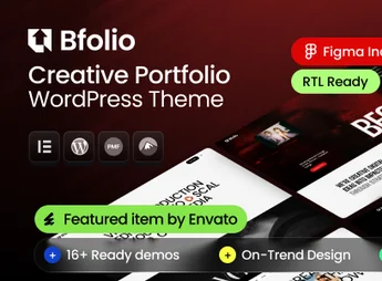 Bfolio – Creative Portfolio WordPress Theme