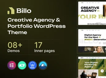 Billo – Creative Agency & Portfolio WordPress Theme