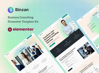 Binzan – Business Consulting Elementor Template