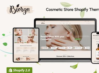 BiOrga – Cosmetics Shop Shopify Theme