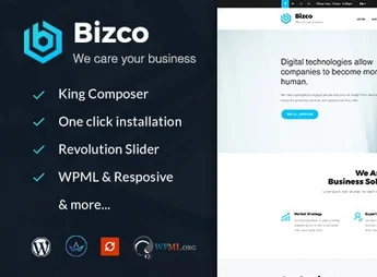 Bizco : Business Consulting and Professional Services WordPress Theme
