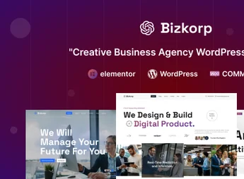 Bizkorp – Creative Business Agency WordPress Theme