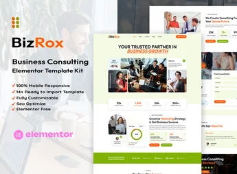 BizRox – Business Consulting Elementor Template Kit