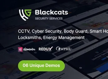 Blackcats – CCTV & Security WordPress Theme