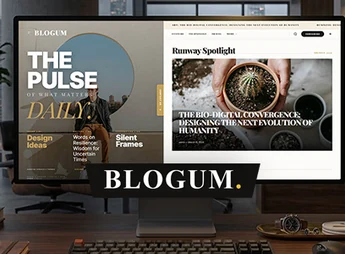 Blogum — Newspaper, Blog & Magazine WordPress Theme