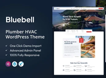 Bluebell – Hotel & Resort WordPress Theme