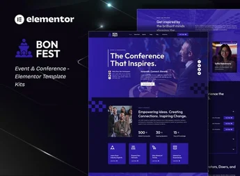 Bonfest – Event & Conference Elementor Template Kit