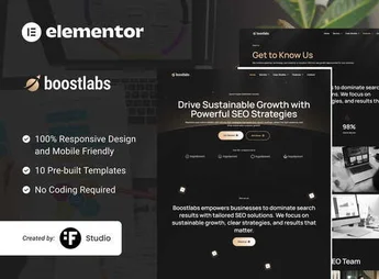 Boostlabs – SEO & Digital Marketing Elementor Template Kit