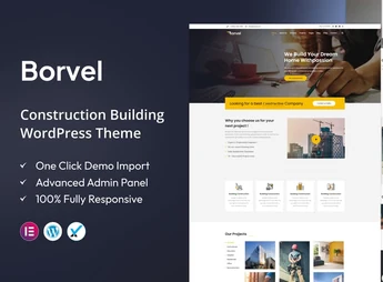 Borvel – Construction Company WordPress Theme