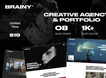 Brainy – Creative Agency & Startup WordPress Theme