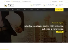 Brighton – Factory and Industry WordPress Theme