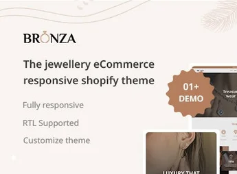 Bronza – Jewellery eCommerce Responsive Shopify 2.0 Theme