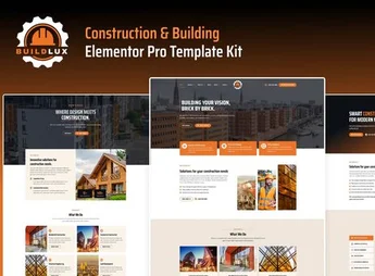 Buildlux – Construction Elementor Template Kit