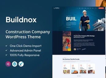 Buildnox – Construction Company WordPress Theme