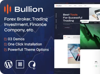 Bullion – Forex Broker & Trading WordPress Theme