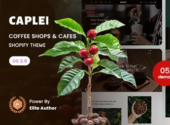 Caplei – Coffee Shops & Cafes Shopify 2.0 Theme