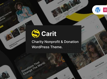 Carit – Charity Nonprofit & Donation WordPress Theme