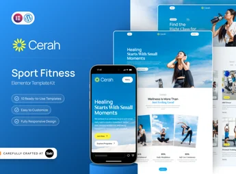 Cerah – Sport & Fitness Elementor Template Kit