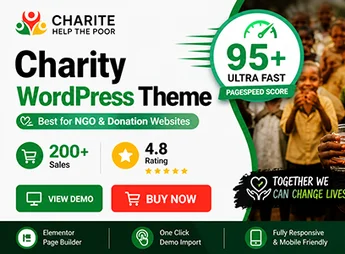 Charite – Nonprofit Charity & Donation WordPress Theme