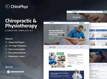 ChiroPhyz – Chiropractic & Physiotherapy Elementor Template Kit