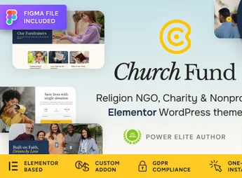 Church Fund – Religion, NGO & Charity WordPress Theme