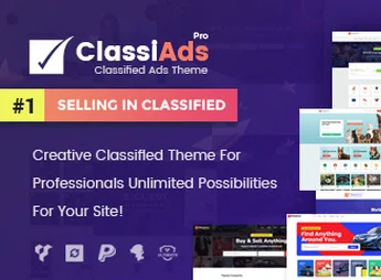 Classiads – Classified Ads WordPress Theme