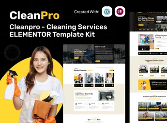 Cleanpro – Cleaning Services Elementor Template Kit
