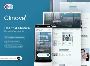 Clinova – Health & Medical Elementor Template Kit