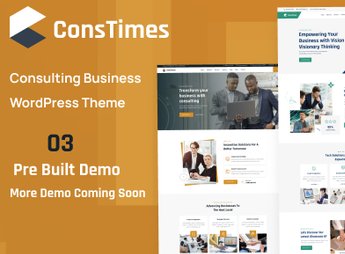 ConsTimes – Consulting Business WordPress Theme
