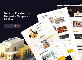 Constix – Construction & Building Elementor Template Kit