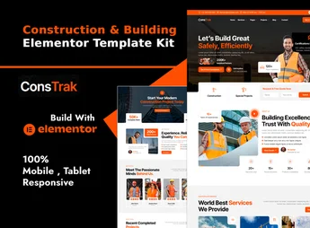 Constrak – Construction & Building Elementor Template Kit