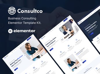 Consultco – Consulting Business Elementor Template Kit