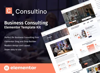 Consultino – Business Consulting Elementor Template Kit