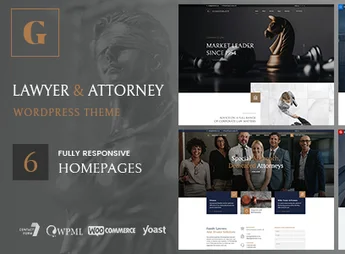 Goldenblatt – Lawyer & Attorney WordPress Theme