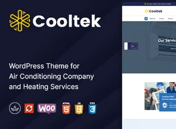 CoolTek – Air Conditioning Services WordPress Theme