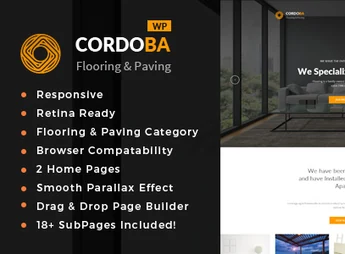 Cordoba – Paving Service WordPress Theme