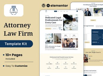 Corpifex – Lawyer Attorney & Law Firm Elementor Template Kit
