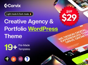 Corvix – Creative Agency & Portfolio WordPress Theme