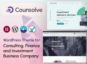 Counsolve – Consulting & Investments WordPress Theme