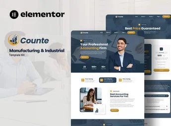 Counte – Manufacturing & Industrial Elementor Template Kit