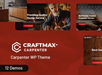 Craftmax – Carpenter WordPress Theme