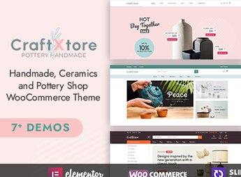 CraftXtore – Handmade, Ceramics and Pottery Shop WooCommerce Theme