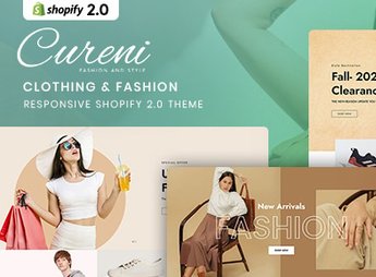 Cureni – Clothing & Fashion Responsive Shopify 2.0 Theme